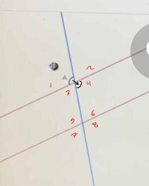 What angle looks like congruent to angle A-example-1