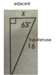 Solve for x. Round to the nearest tenth?-example-1