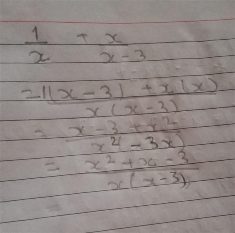 Solve these algebraic fractions please with explanation would be great ​-example-3