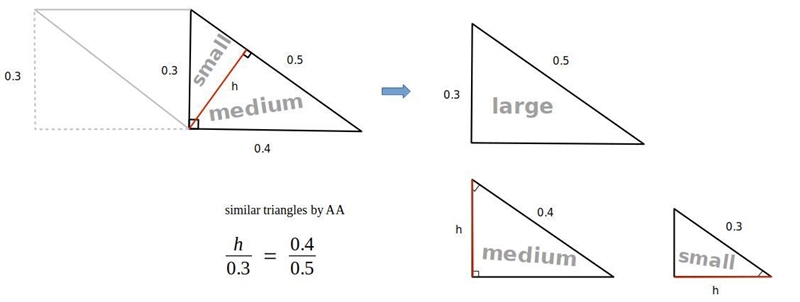 Find the length of h. Round to the nearest hundreth.​-example-1