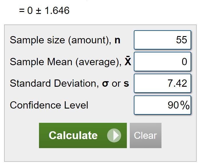 Use your TI-83 to determine the necessary t* value for a 90% confidence interval based-example-1