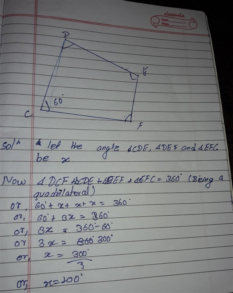 D 60° C Find mZE. A. 60° B. 100° C. 120° D. not enough information F E-example-1