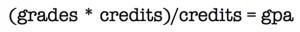 What is my gpa if I have 3 c's 2 A's 1 B and one D?-example-1