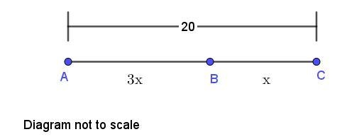 7 1 point Point B is between A and C on segment AC. Use the given information to write-example-1