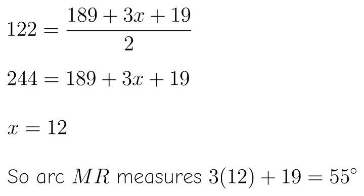 PLEASE HELP! DUE TODAY! TY! Use the diagram to find the value of x and the measure-example-1