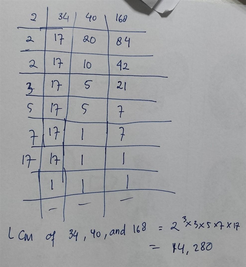 Find the LCM of 34,40,168​-example-1