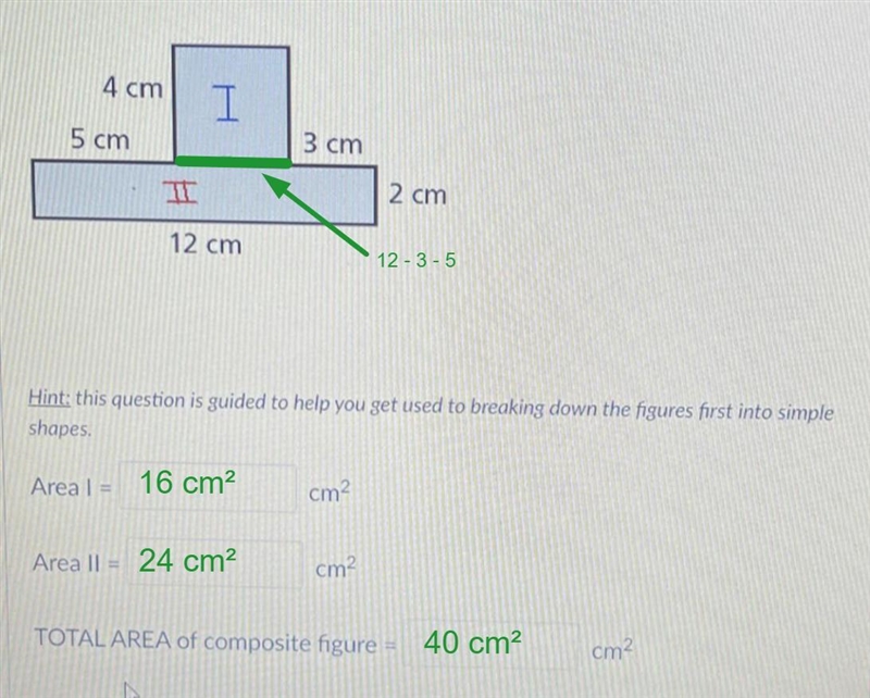 Find the shaded area. Round to the nearest 10th, if necessary.-example-1