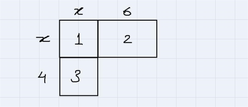 Find a polynomial expression for the total area of the figure-example-1