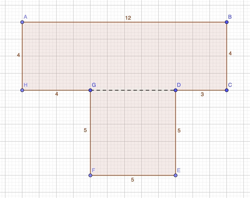 Please help me solve this composite shape step by step-example-1