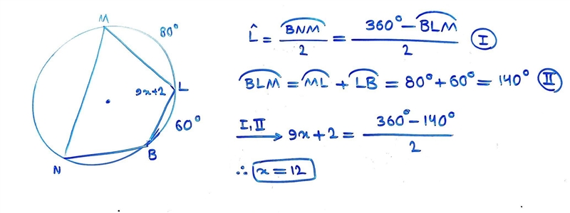 Find the value of x. See picture for full problem. Please and thank you so very much-example-1