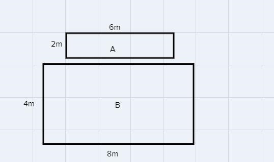 Active TIME REMA. 33:2 3 4 5 6 7 7 8 9 10 The area of the shape is square meters. 6 m-example-1