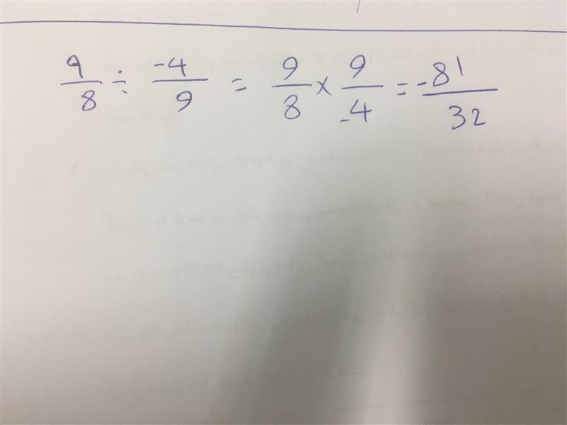 Find the value of 9/8 ÷ (-4)/9​-example-1