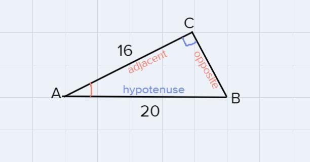 Show the sine, cosine, and tan of the given triangle-example-2