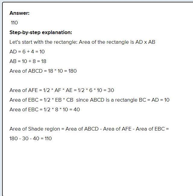 Show work PLEASE HELP FAST What is the area of the shaded region?-example-1