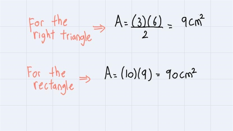 A right triangle is removed from a right triangle to create the shaded region shown-example-2