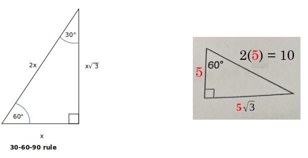 Find the missing lengths. leave your answers as radicals in simplest form-example-1