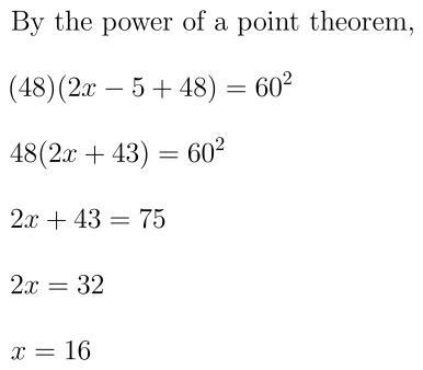 Find the value of X /)/)/))/):):-example-1