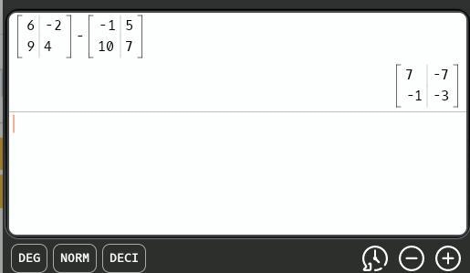 Solve the matrix E-F-example-1