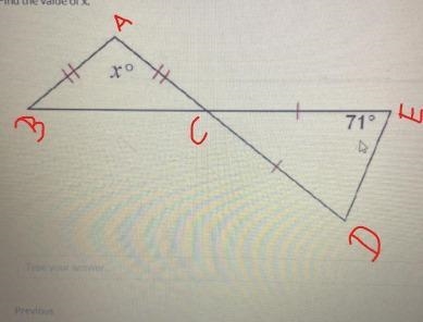 Find the value of x-example-1