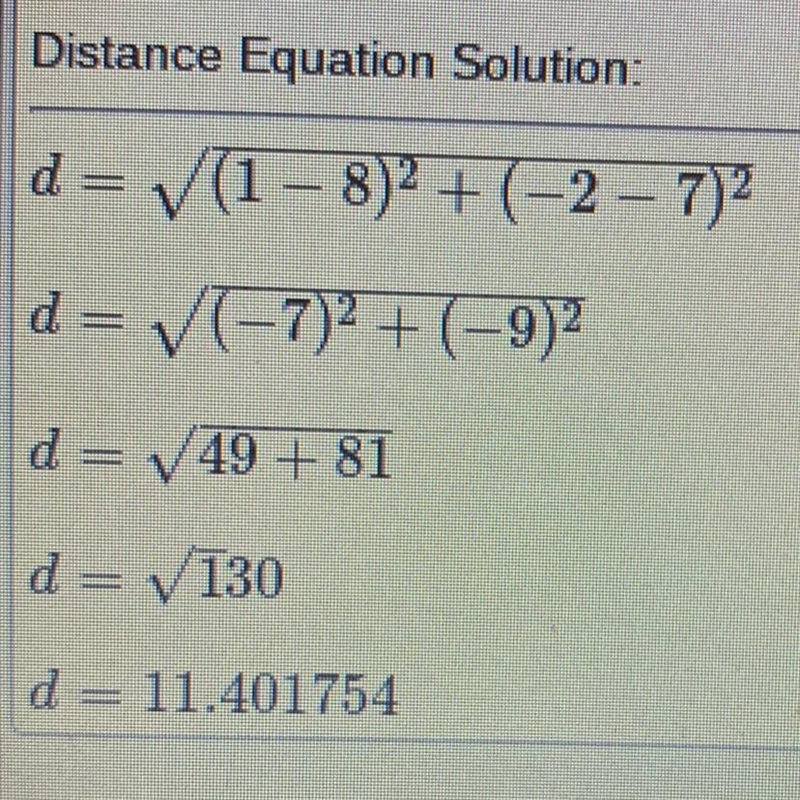 Find the distance between the two points rounding to the nearest tenth (if necessary-example-1