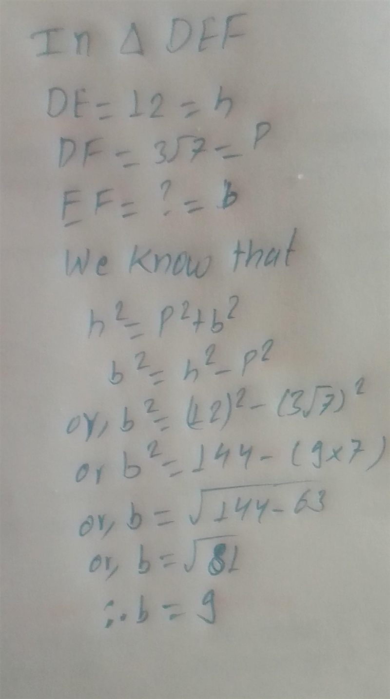 PLEASE HELP! I HAVE A CHAPTER TEST TM ON THIS Directions: Solve the right triangle-example-1