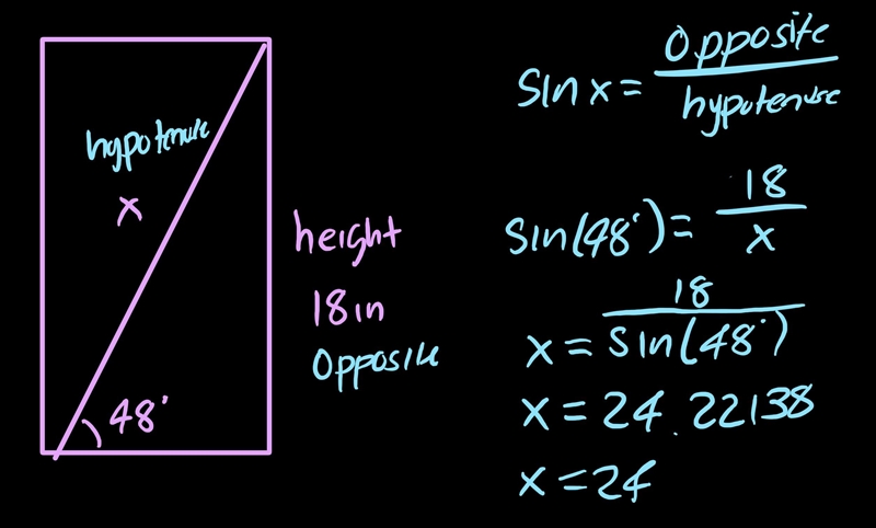 Louie is trying to find a rectangular canvas for his art project. Its height must-example-1