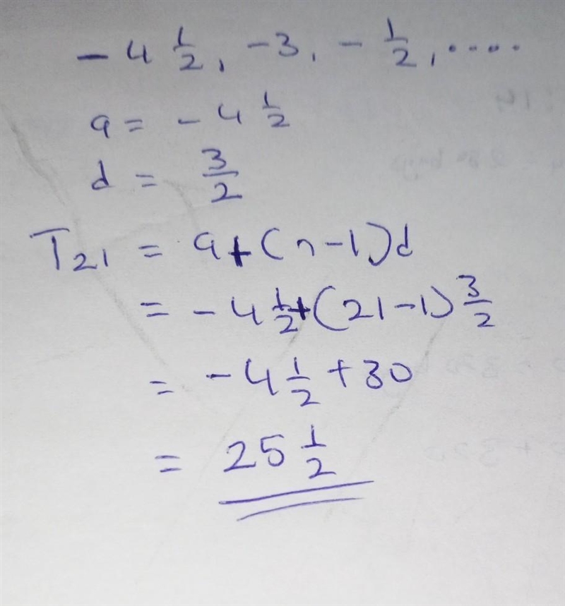 Find the 21st term of the AP - ​-example-1