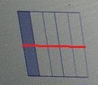 For each representation of one fifth, use a horizontal line or lines to show fractions-example-1