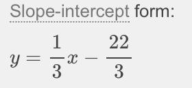 Write an equation using (2,8) and (1,3) using slope intercept form-example-1