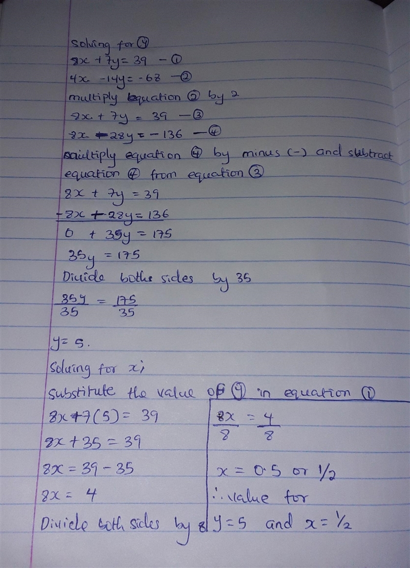 Show and explain how replacing one equation by the sum of that equation and a multiple-example-1