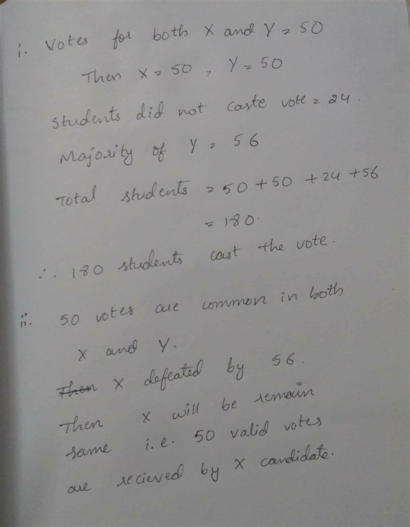 B) There are 1200 students in a school. They are allowed to cast vote either only-example-1