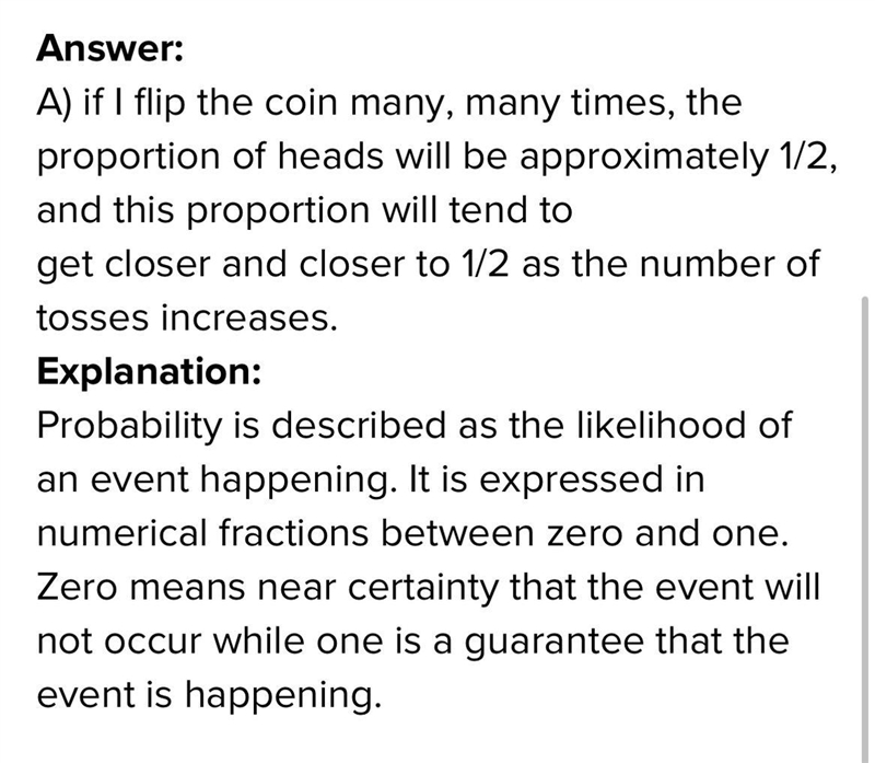 i toss a penny and observe whether it lands heads up or tails up. suppose the penny-example-1