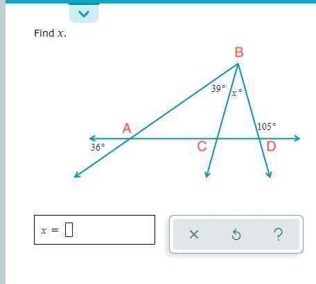 Find x. image is below-example-1