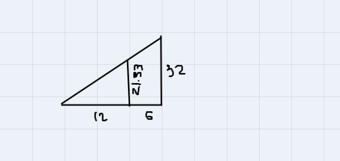 Solve for x in the diagram below. Hint: make two triangles.-example-1