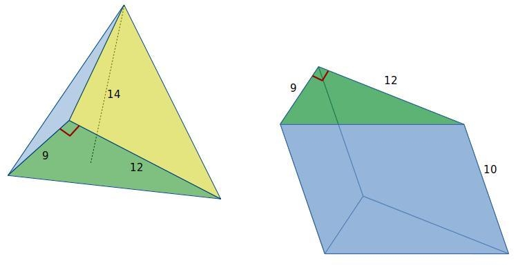 I need help finding the volume of this figure.-example-1