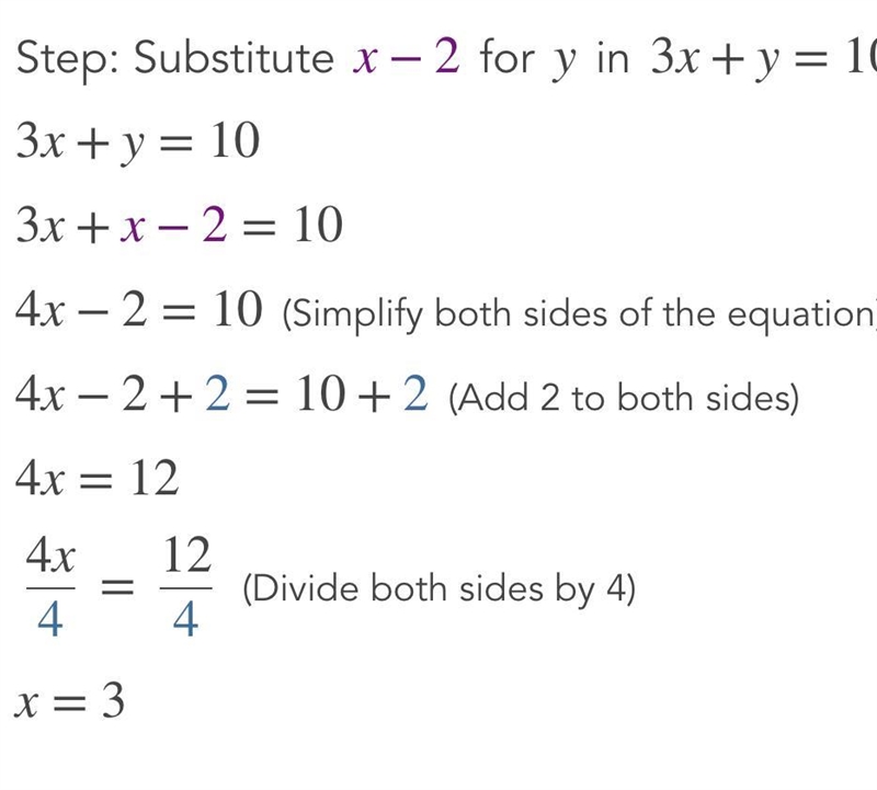 Use the substitution method to solve the system of equations. Choose the correct ordered-example-3