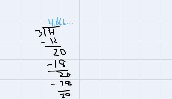 Write 14/3 as a decimal.if necessary,use a bar to include which digit pr group of-example-1