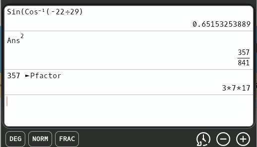 The angle 01 is located in Quadrant II, and cos(01)= -22/29-example-1