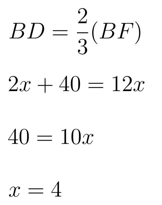 D is the centriod. What is the value of X-example-1