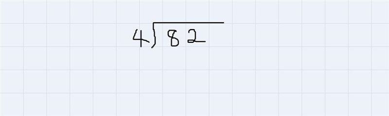 Find the quotient of 82 and 4-example-1