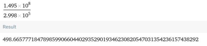 Light travels at approximately 2.998 x 10^5km/s (correct to 4 significant figures-example-1