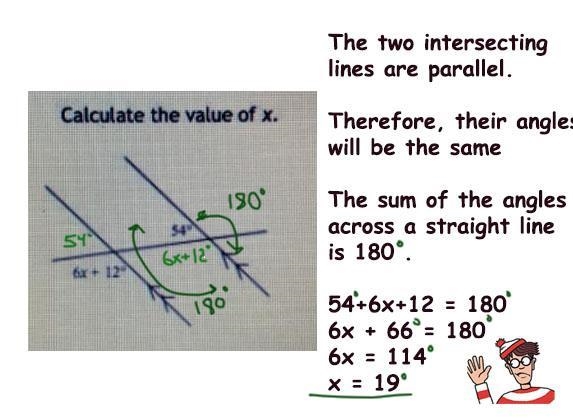 Calculate the value of X?-example-1