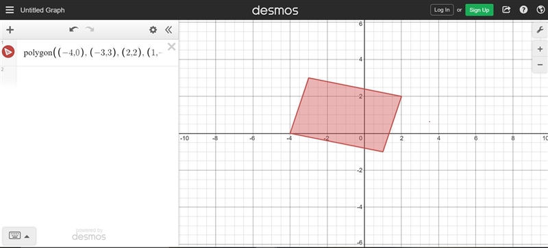 PLS HELP ASAP A(-4,0), B(-3,3), C(2,2), D(1,-1) Parallelogram? Rectangle? Rhombus-example-1