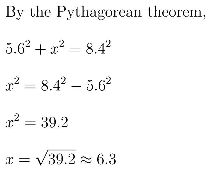 Find the value of x. Segments that appear to be tangent are tangent. Round your answer-example-1