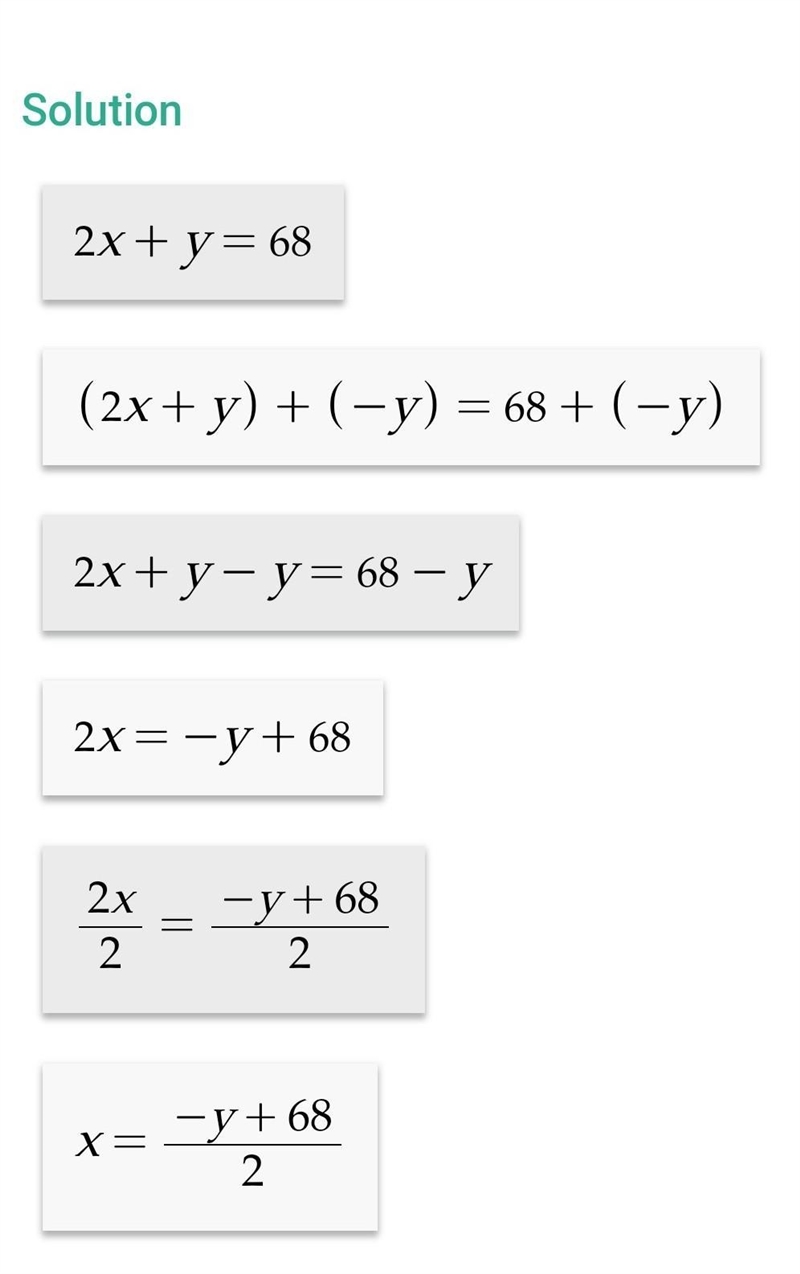 This is just so u guys can get points. 2x+y=68-example-1