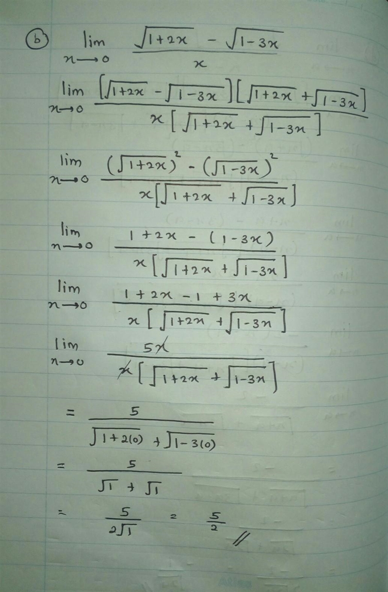 Limits ( b) and (d) ​-example-1