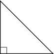 Is it possible for a right triangle to be an isosceles triangle? I'm stuck on this-example-1