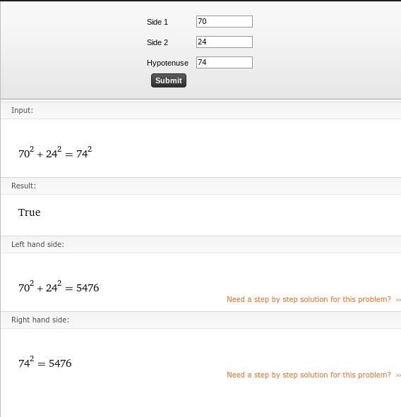 Can {24,70,74} be a right triangle-example-1