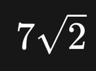 What is she the square root of 98-example-1