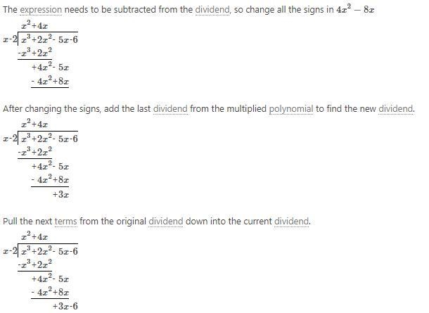 Find the quotient and remainder of x^6-3x^5+x^4-2x^2-5x+6; x^2+2-example-5